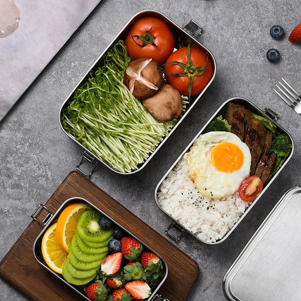 Food Storage Practices - 2PCS Practical 304 Stainless Steel Lunch