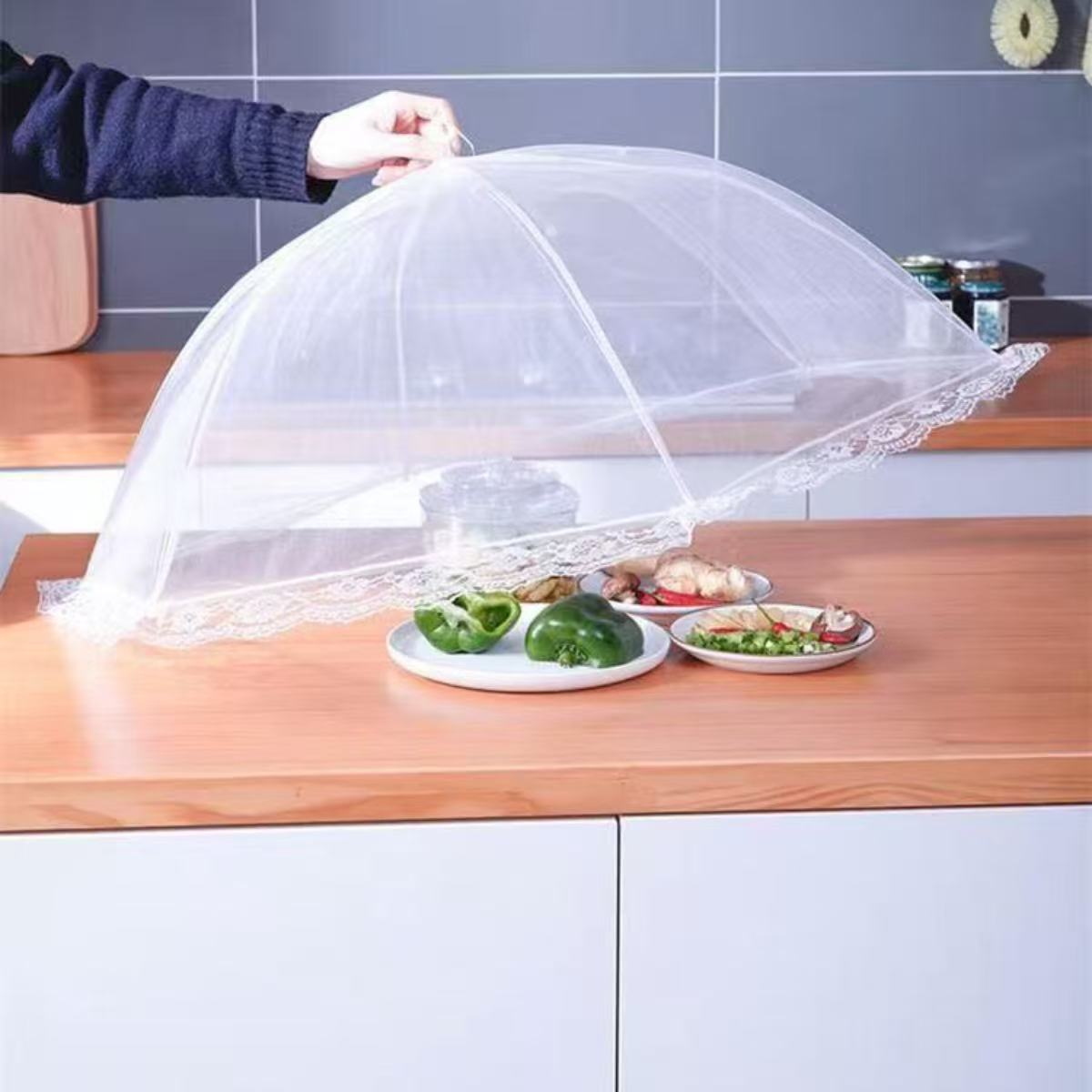 Food Storage Long Term - Food Cover Mesh Folding Washable Flies