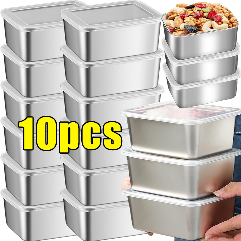 Food Storage Boxes With Lids - Stainless Steel Food Storage Containers