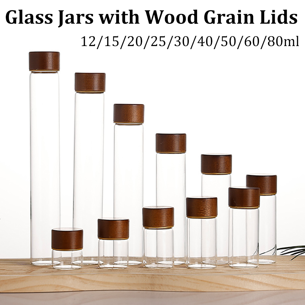 Food Storage With Glass Lids - Glass Spice Jars Seasoning Containers Small