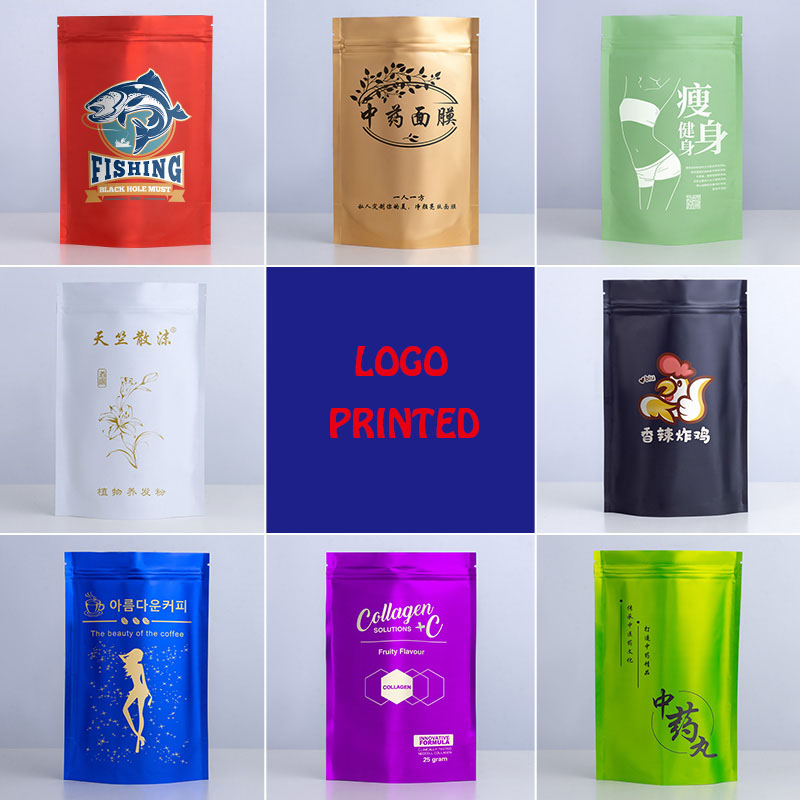 Food Storage Aluminum - Resealable Stand Up Aluminum Foil Zip