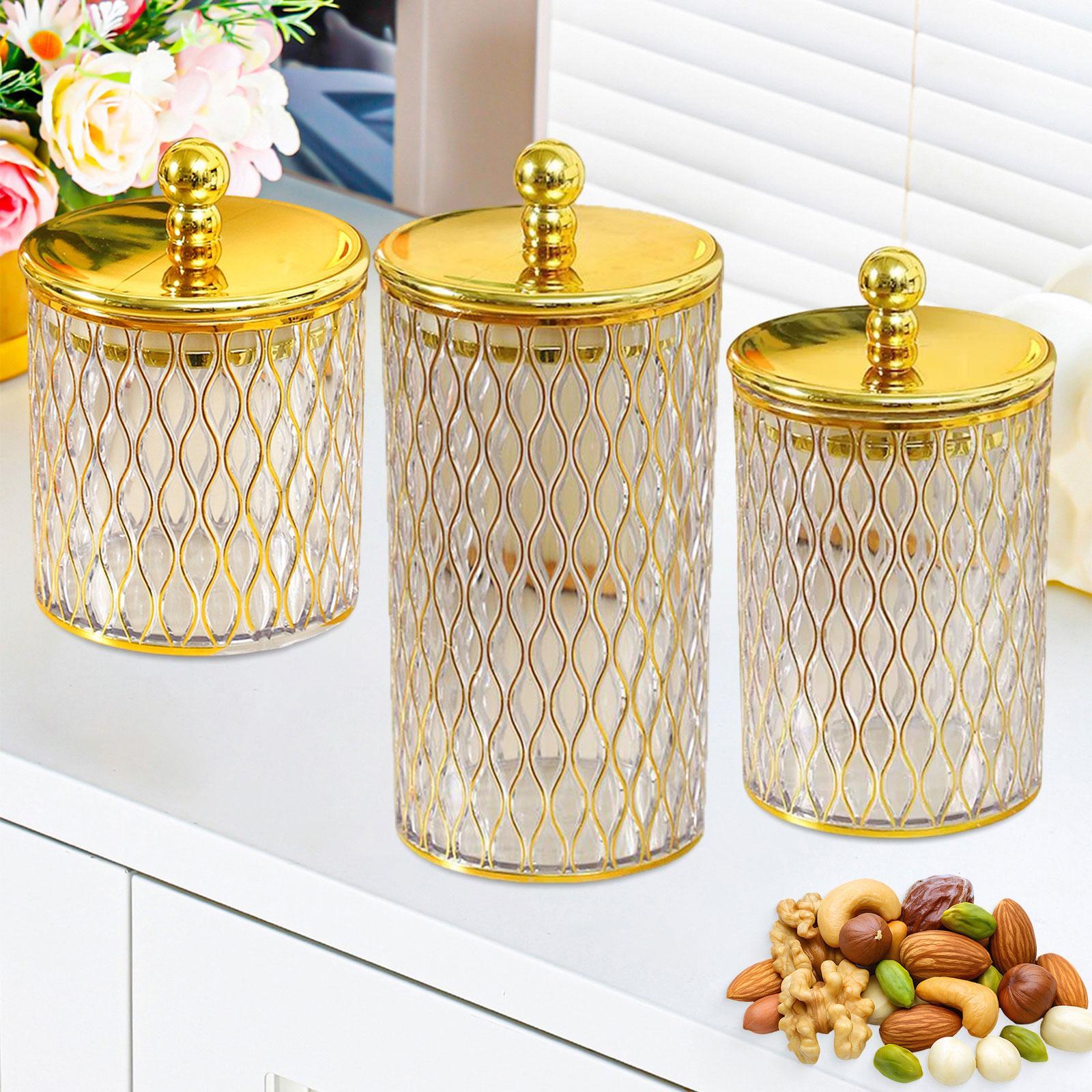 3x Food Storage Jar with Lid , - Food Storage Practices 评论和价格