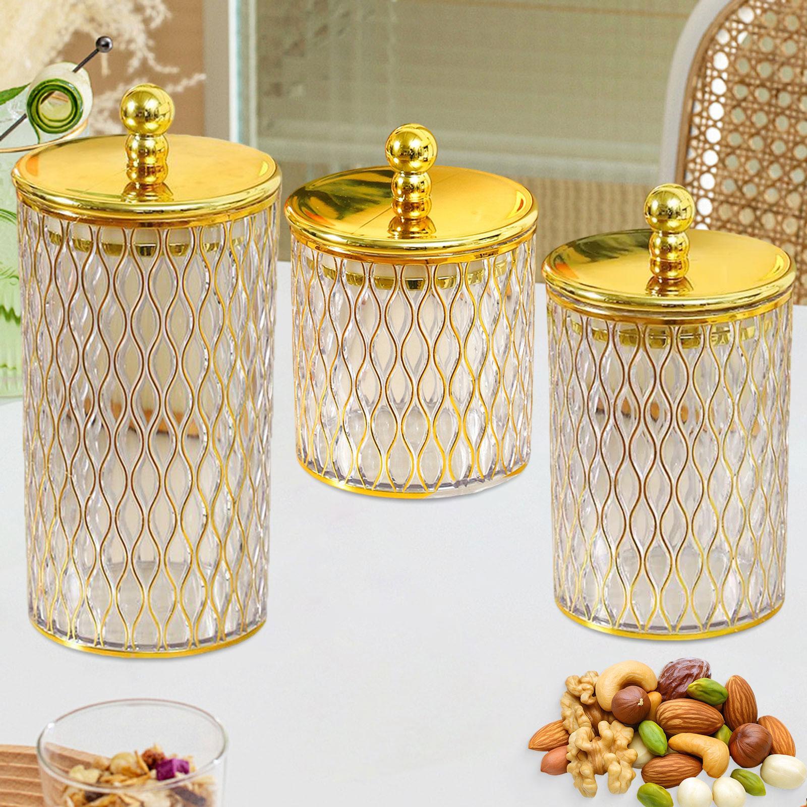 3x Food Storage Jar with Lid , - Food Storage Practices 评论和价格