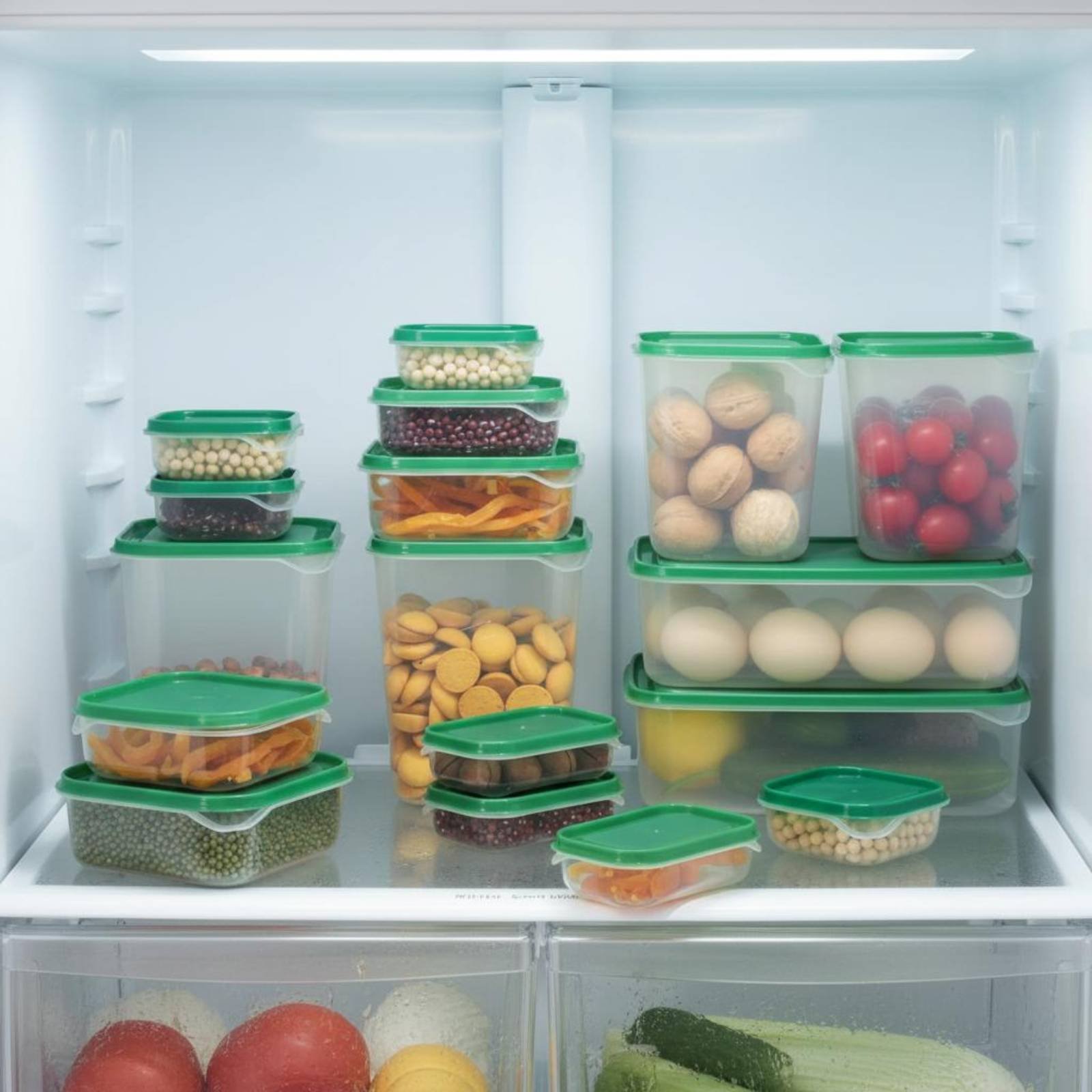 17 Pieces Fridge Storage Box S - Food Storage Boxes With Lids 评论和价格
