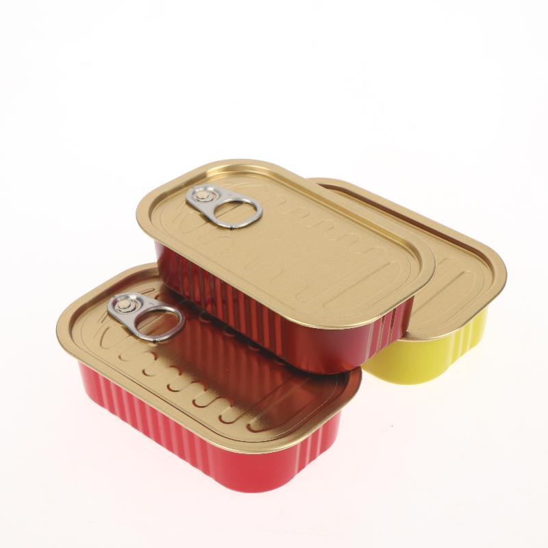 2Pcs Metal Rectangular Empty M - Food Storage Aluminum 评论和价格