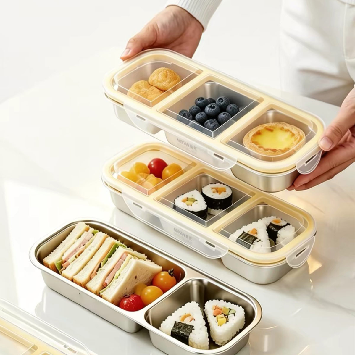 Stainless Steel Food Storage B - Food Storage Boxes With Lids 评论和价格