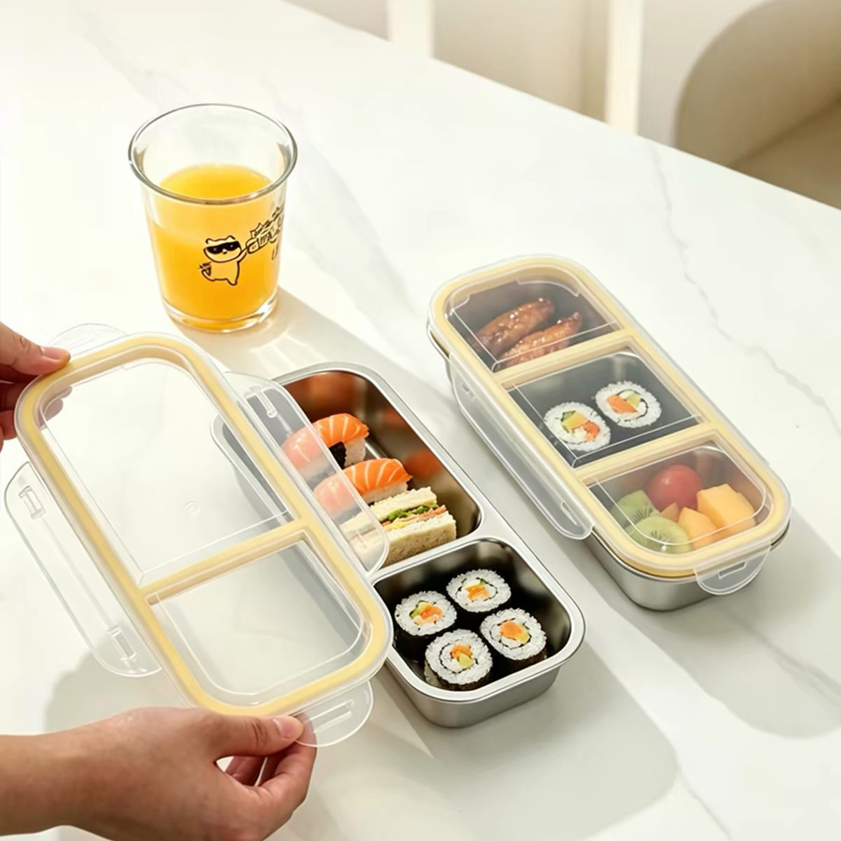 Stainless Steel Food Storage B - Food Storage Boxes With Lids 评论和价格