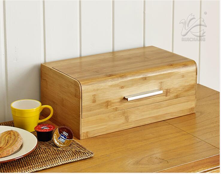Dustproof bread box Bamboo sna - Bread Box Bamboo 评论和价格