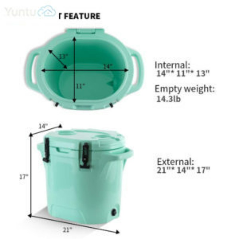 25L Insulated Kayak Cooler Box - Food Storage In Cooler 评论和价格
