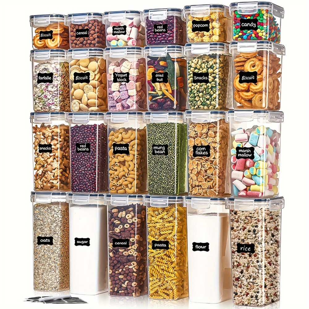 24Pcs Food Storage Containers  - Food Storage Boxes With Lids 评论和价格