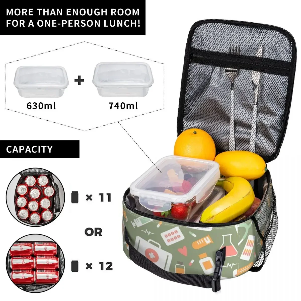 Nurse Healthcare Pattern Merch - Food Storage In Cooler 评论和价格