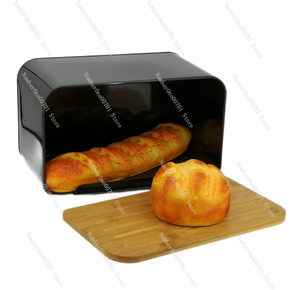 Kitchen Bread Box with Bamboo  - Bread Box Bamboo 评论和价格