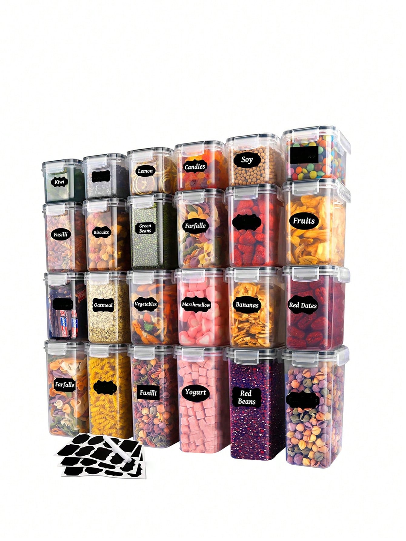 48pcs Sealed Food Storage Cont - Food Storage Boxes With Lids 评论和价格