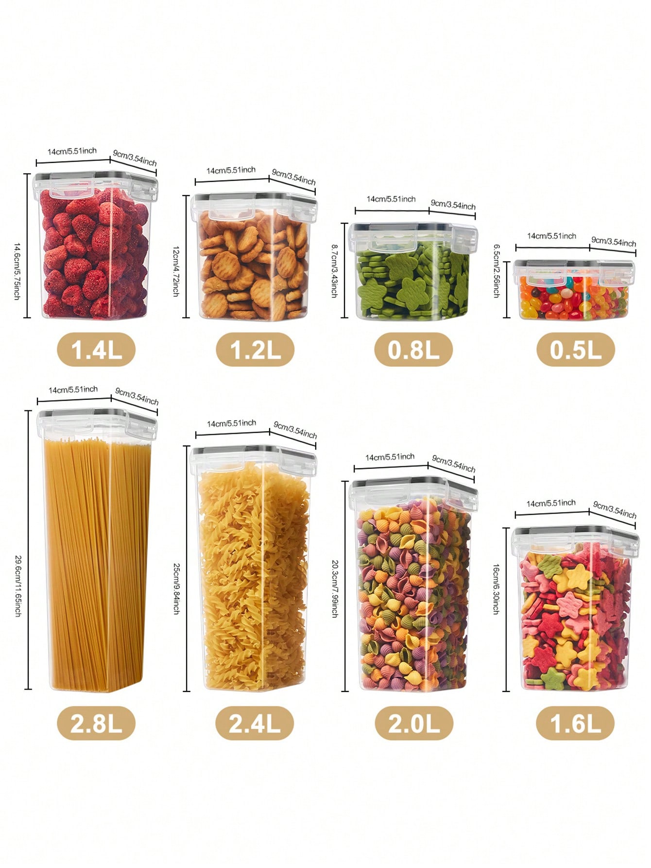 48pcs Sealed Food Storage Cont - Food Storage Boxes With Lids 评论和价格