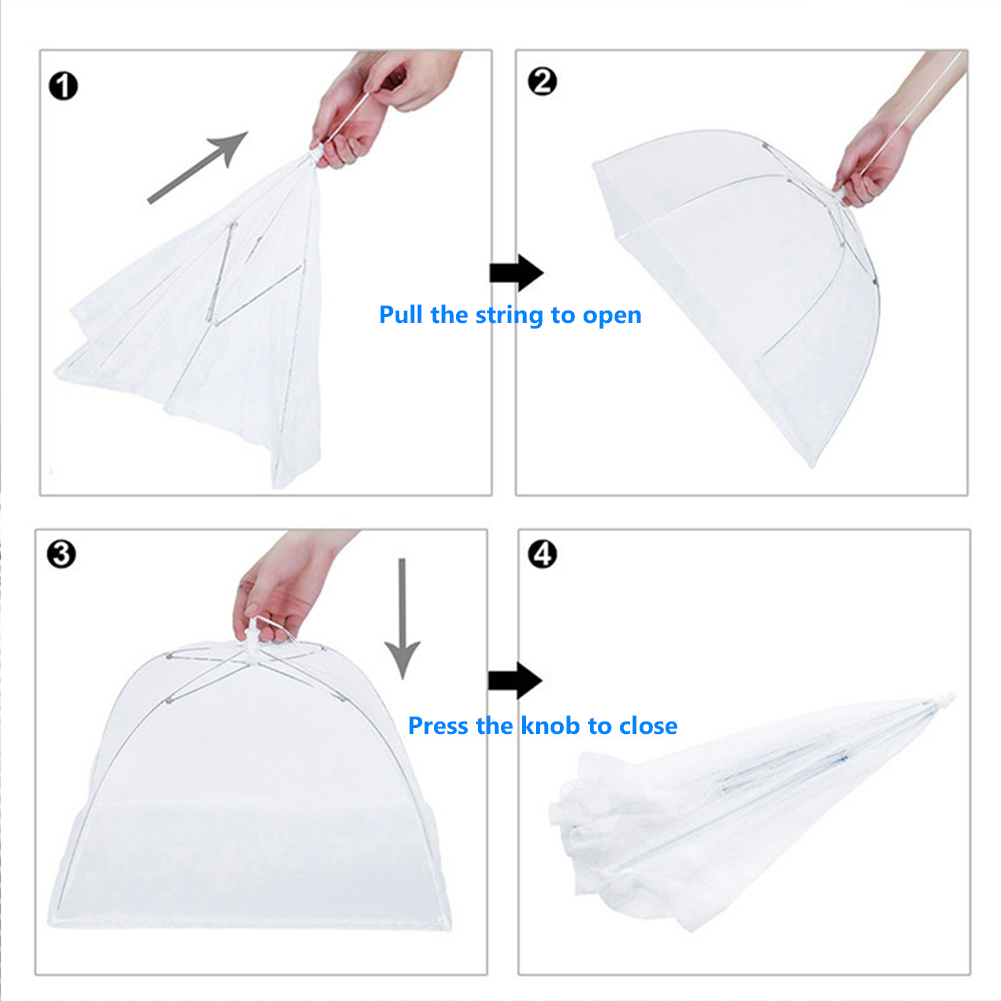 1-6pcs Foldable Food Mesh Cove - Food Storage Long Term 评论和价格