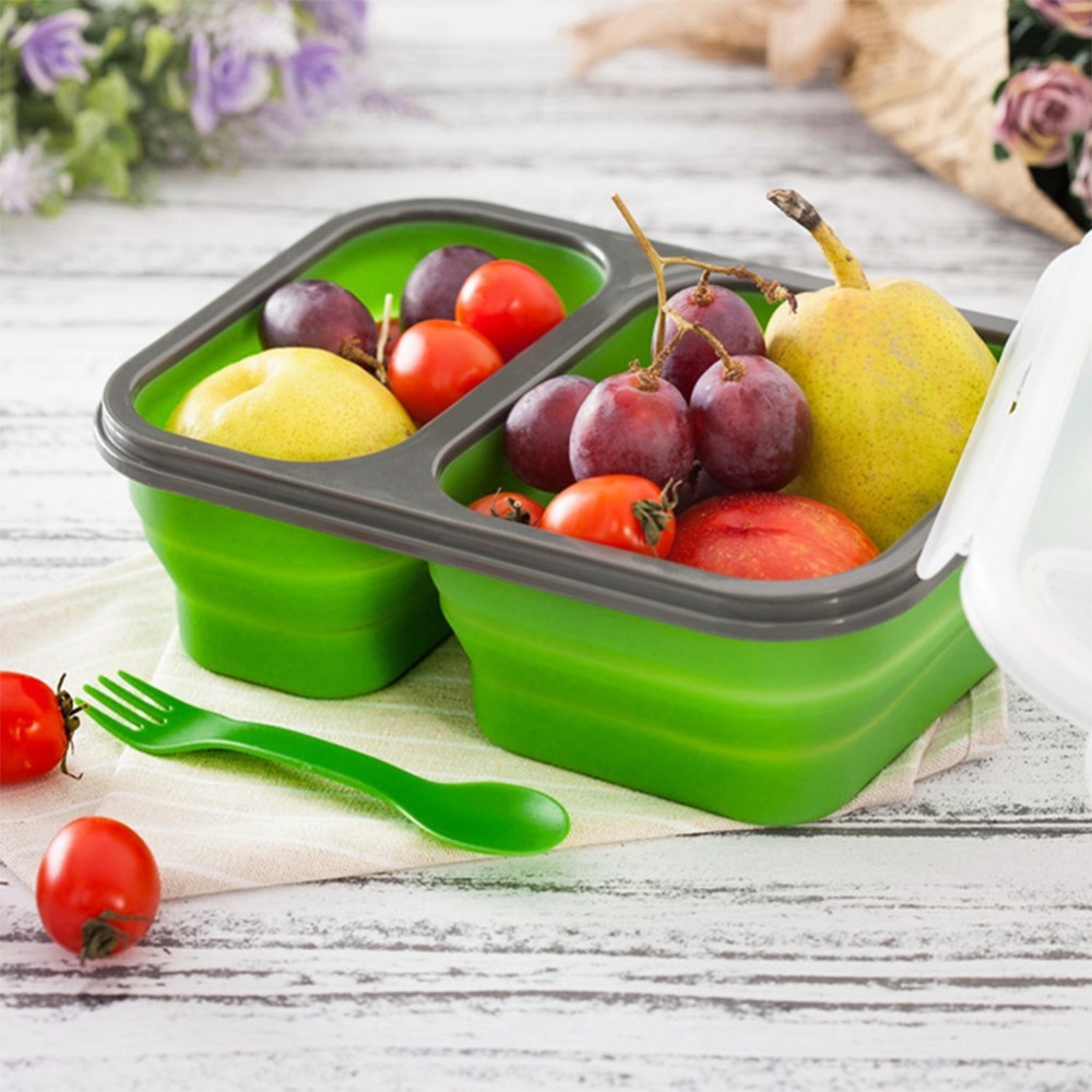 2PCS Practical 1000ml Collapsi - Food Storage Practices 评论和价格
