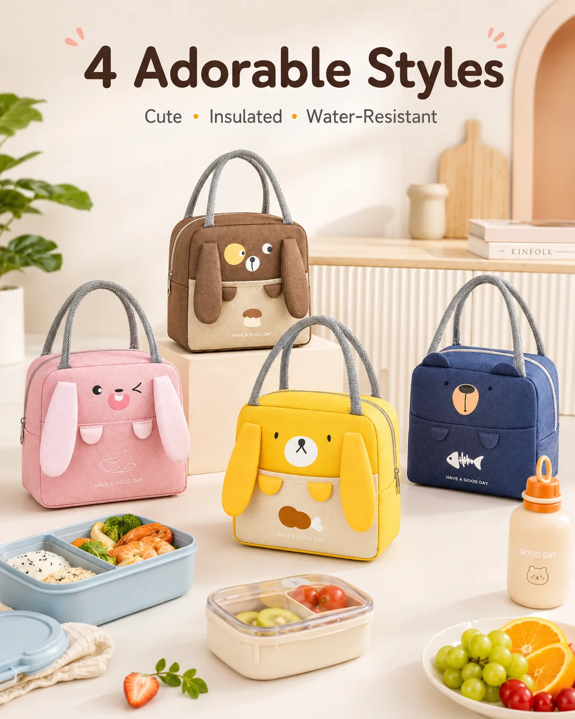 Portable Cartoon Thermal Coole - Food Storage In Cooler 评论和价格