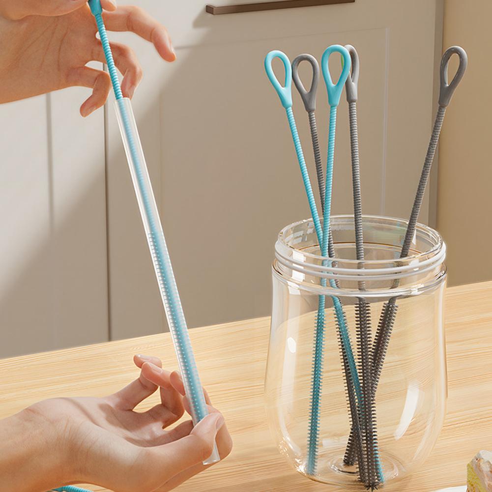 2PCS 25cm Silicone Straw Brush - Food Storage Long Term 评论和价格