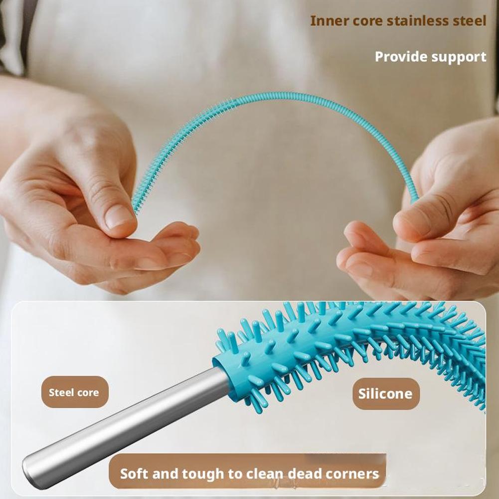 2PCS 25cm Silicone Straw Brush - Food Storage Long Term 评论和价格