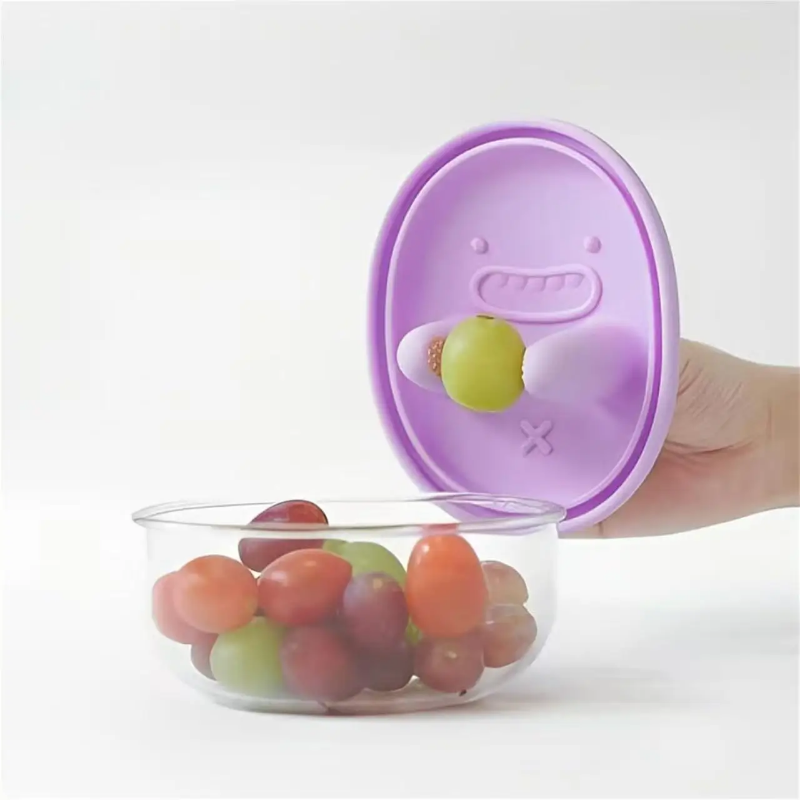Hands-Free Snack Box, No Crumb - Food Storage Silicone 评论和价格