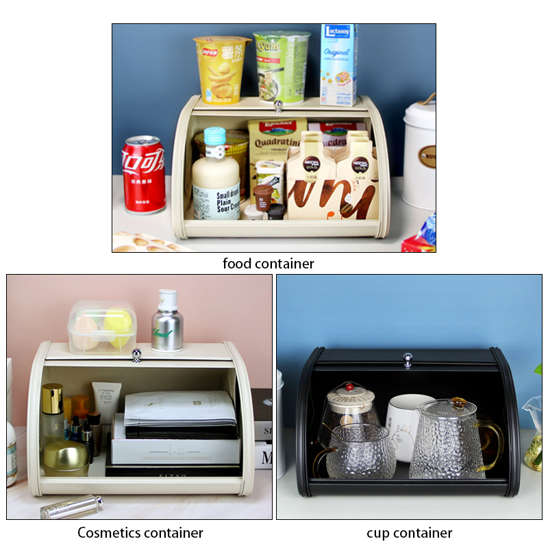 Metal Bread Box Black bread Bi - Bread Box Bamboo 评论和价格