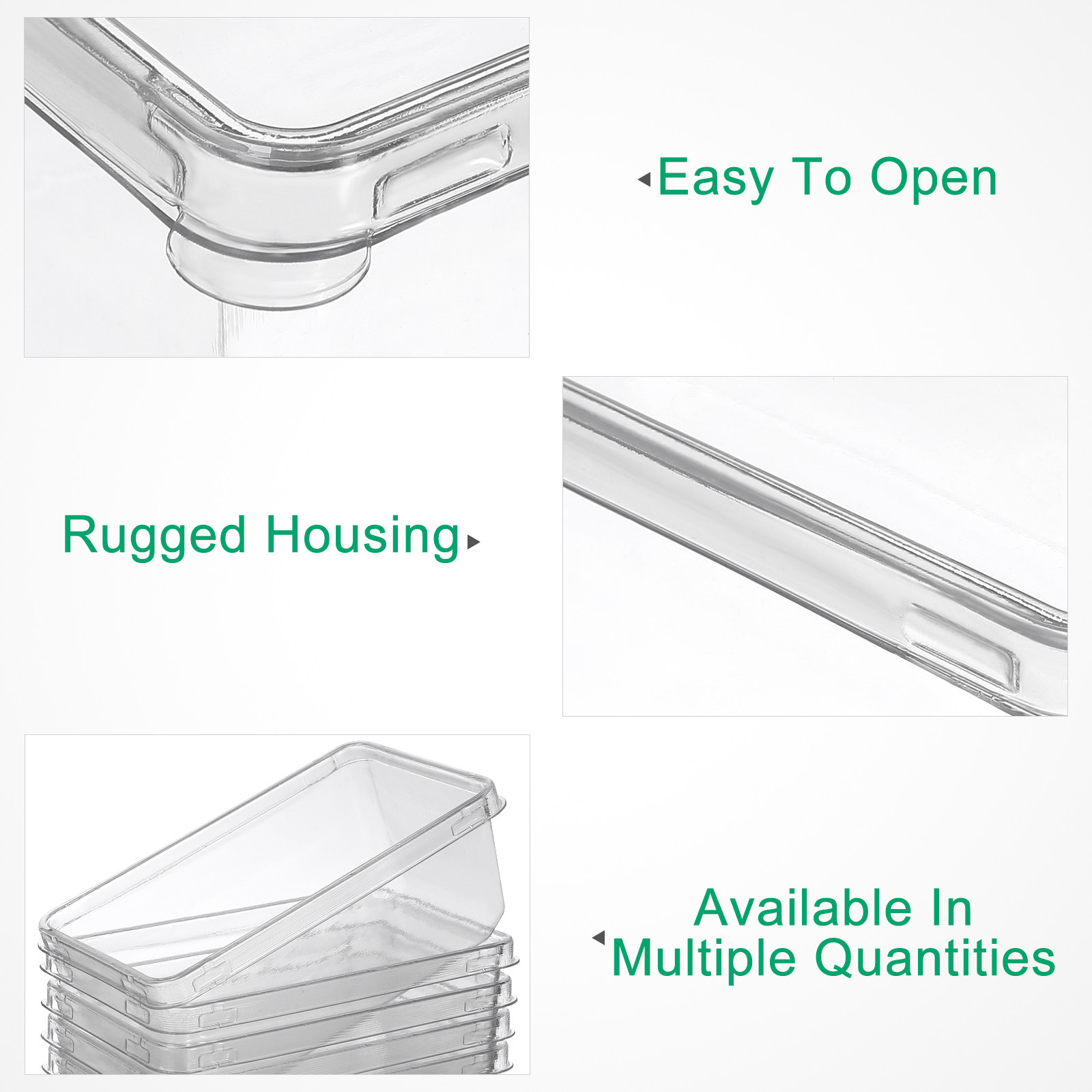 10Pcs Clear Pet Cake Carrier B - Food Storage And Safety 评论和价格