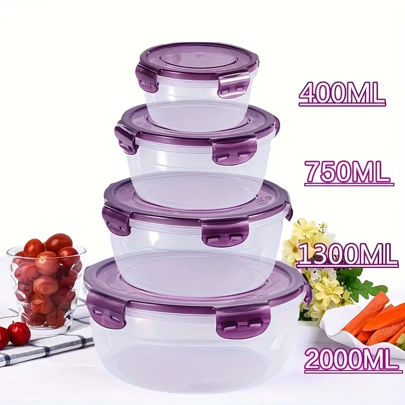 4 Plastic Food Storage Contain - Food Storage For Camping 评论和价格