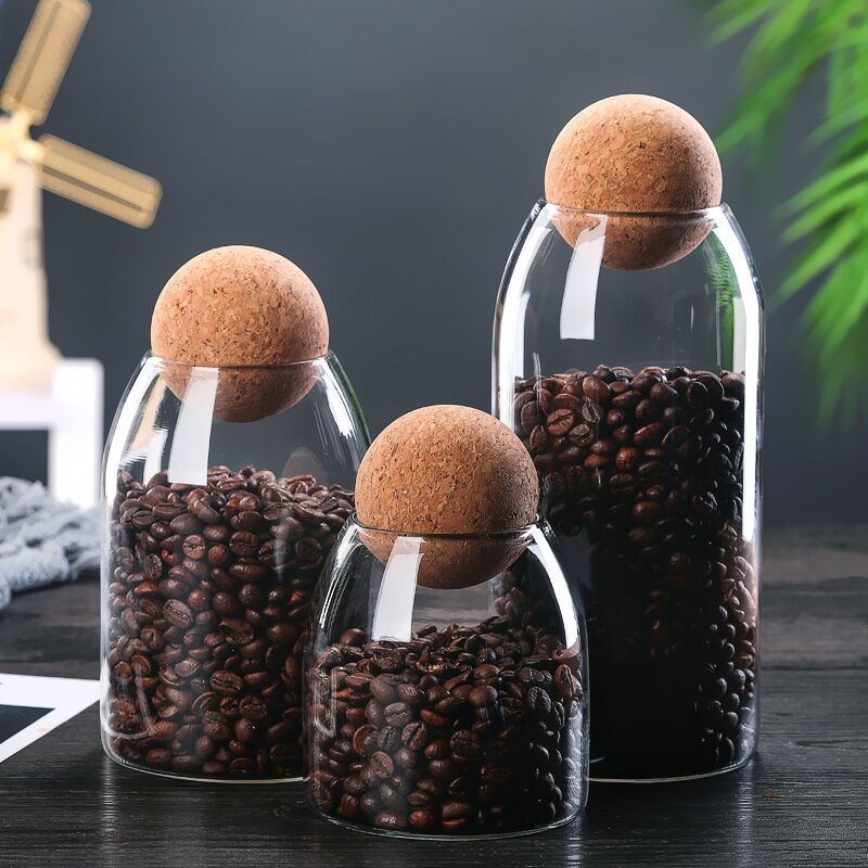 Clear Practical Wood Cork Glas - Food Storage Practices 评论和价格