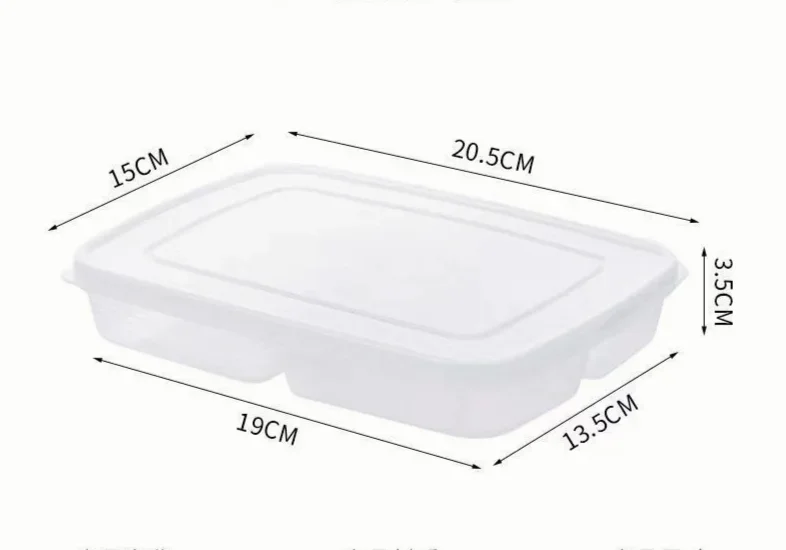 4 Grids Food Storage Box Porta - Bread Box Bamboo 评论和价格