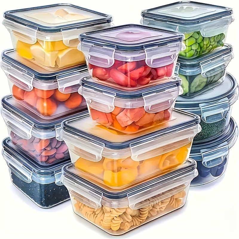 8Pcs Set Includes 4 Containers - Food Storage Boxes With Lids 评论和价格