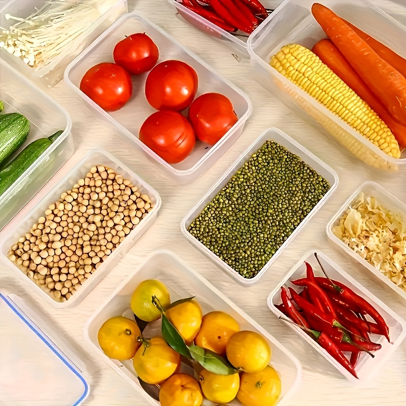 8Pcs Set Includes 4 Containers - Food Storage Boxes With Lids 评论和价格