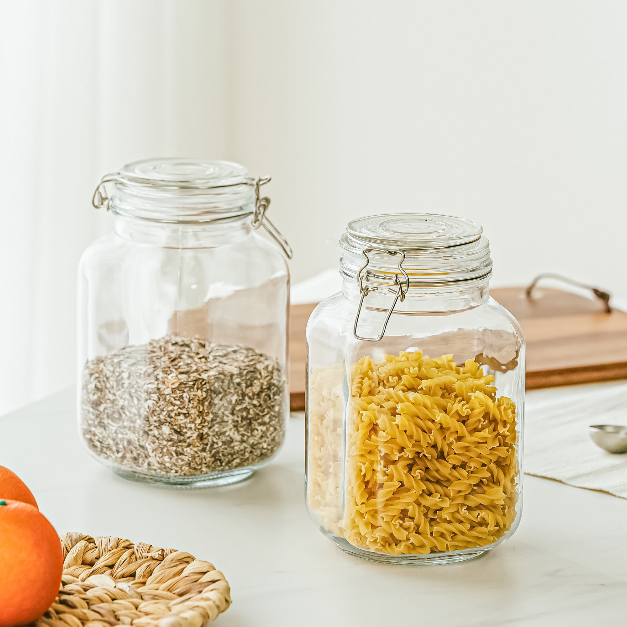 67 oz Glass Airtight Food Stor - Food Storage With Glass Lids 评论和价格