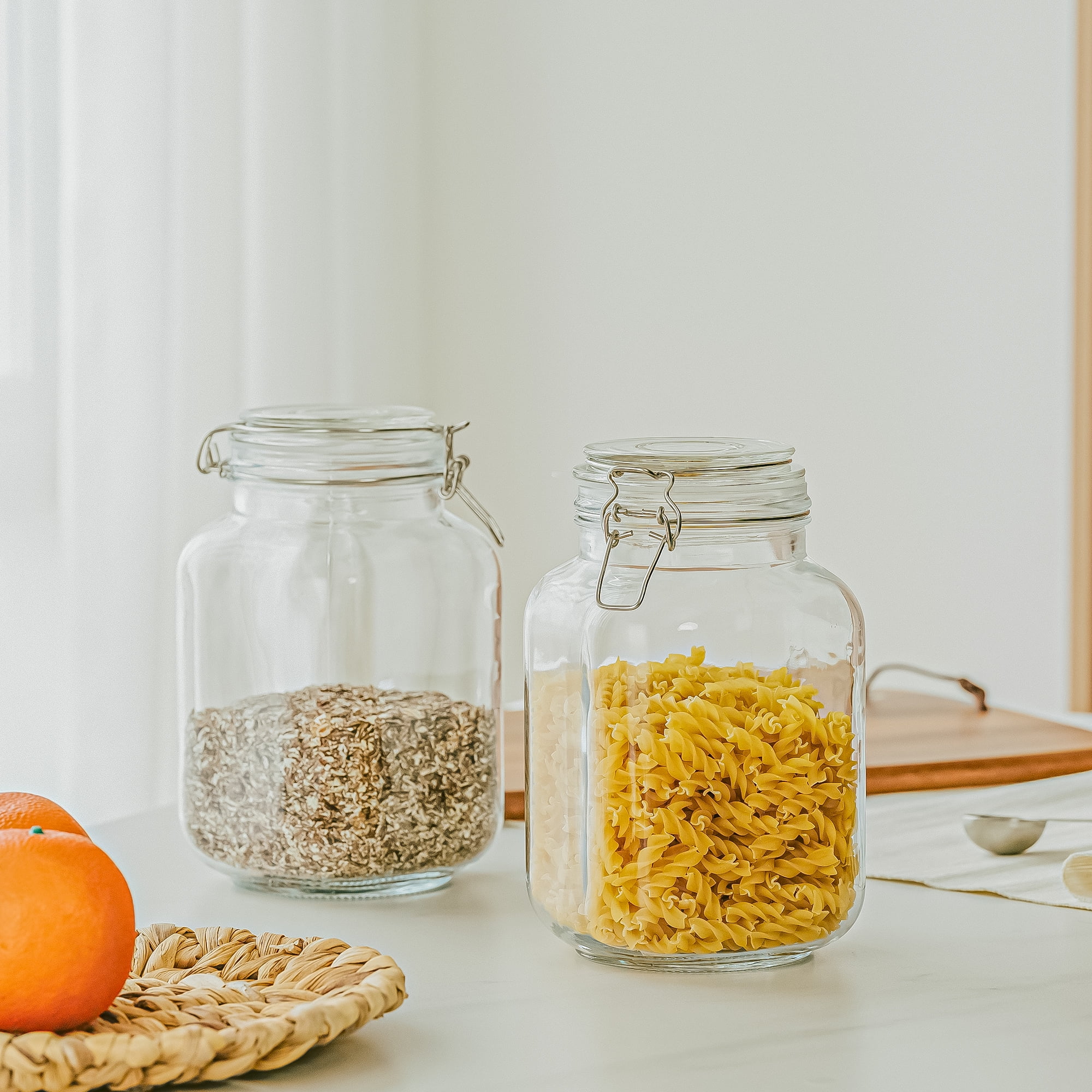 67 oz Glass Airtight Food Stor - Food Storage With Glass Lids 评论和价格