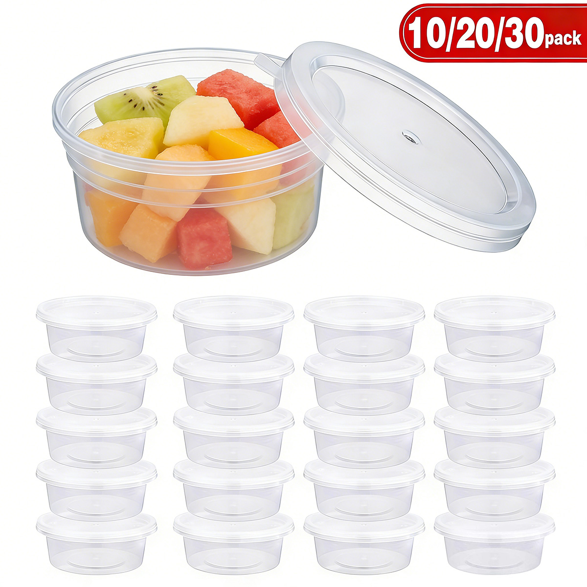 10/20/30 Pack Small Slime Cont - Food Storage Boxes With Lids 评论和价格