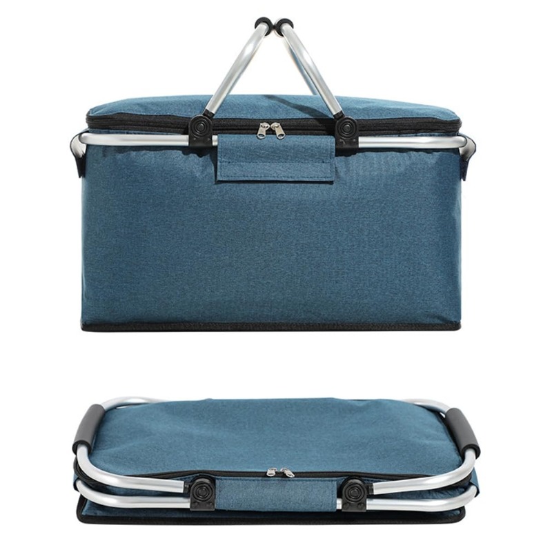 Flat Foldable Oxford Picnic Ba - Food Storage Aluminum 评论和价格
