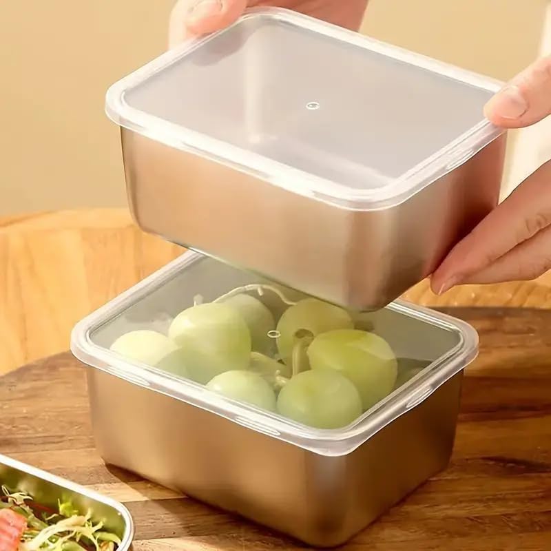Stainless Steel Food Storage C - Food Storage Boxes With Lids 评论和价格
