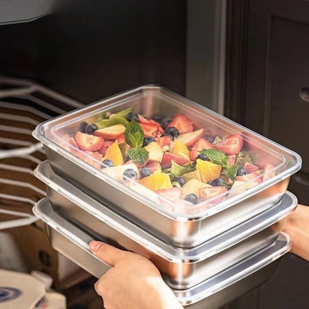 Food Grade Stainless Steel Ser - Food Storage Boxes With Lids 评论和价格