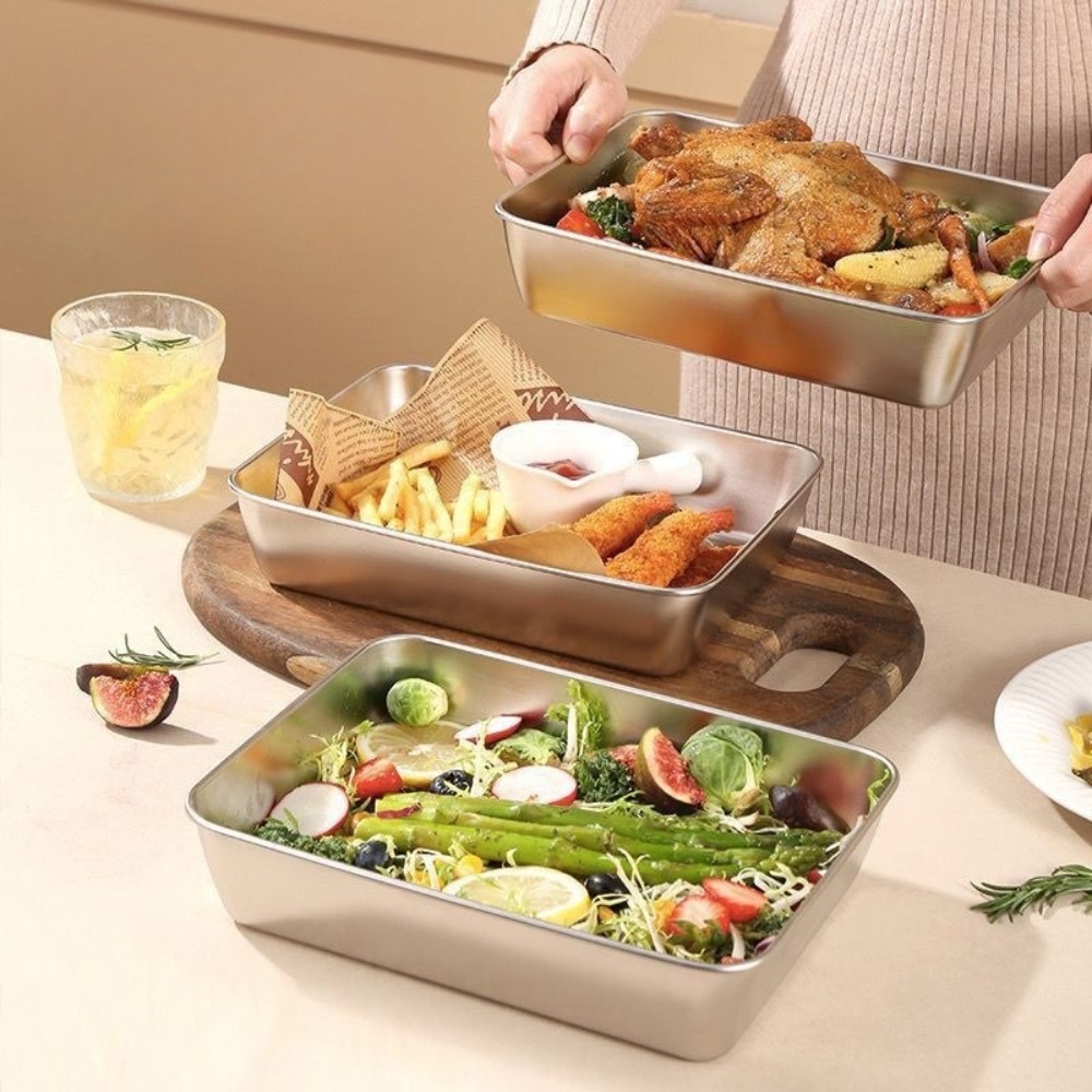 Food Grade Stainless Steel Ser - Food Storage Boxes With Lids 评论和价格