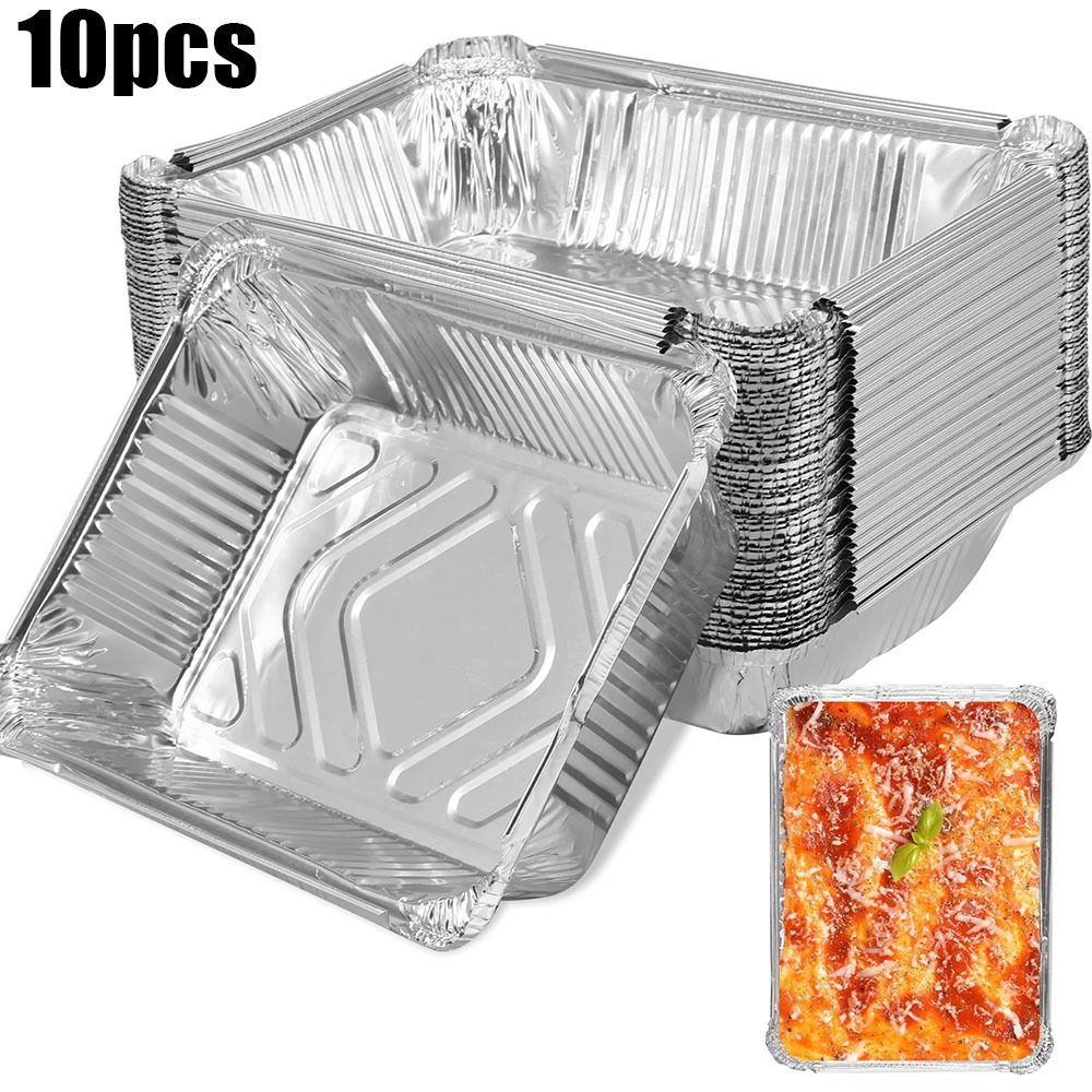 10PCS Disposable Aluminum Foil - Food Storage Aluminum 评论和价格