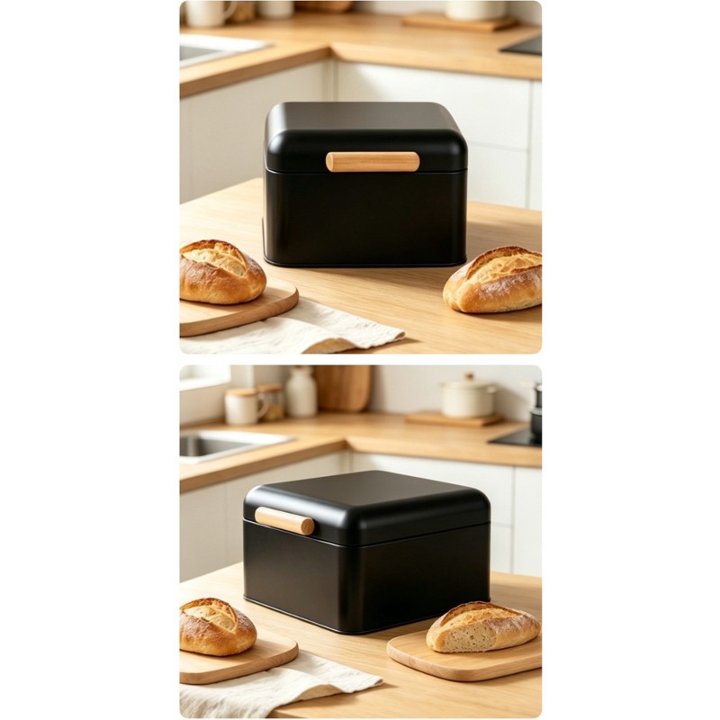 [B17B!】 High-Value Storage Box - Bread Box Bamboo 评论和价格