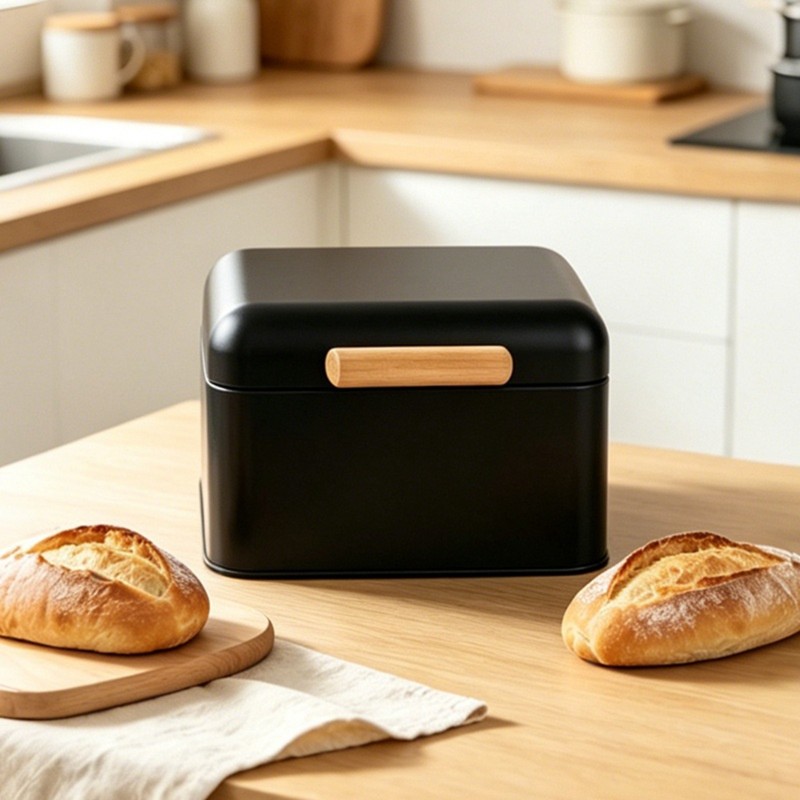 [B17B!】 High-Value Storage Box - Bread Box Bamboo 评论和价格
