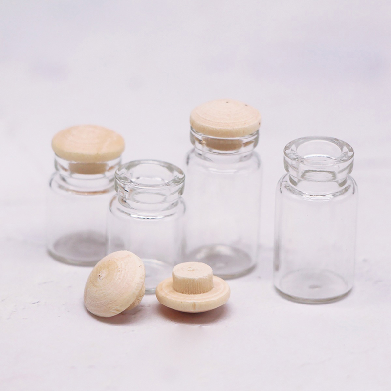 4Pcs 1:12 Dollhouse Miniature  - Food Storage With Glass Lids 评论和价格
