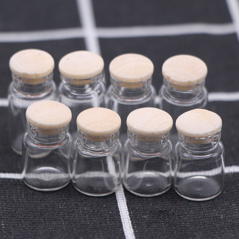 4Pcs 1:12 Dollhouse Miniature  - Food Storage With Glass Lids 评论和价格