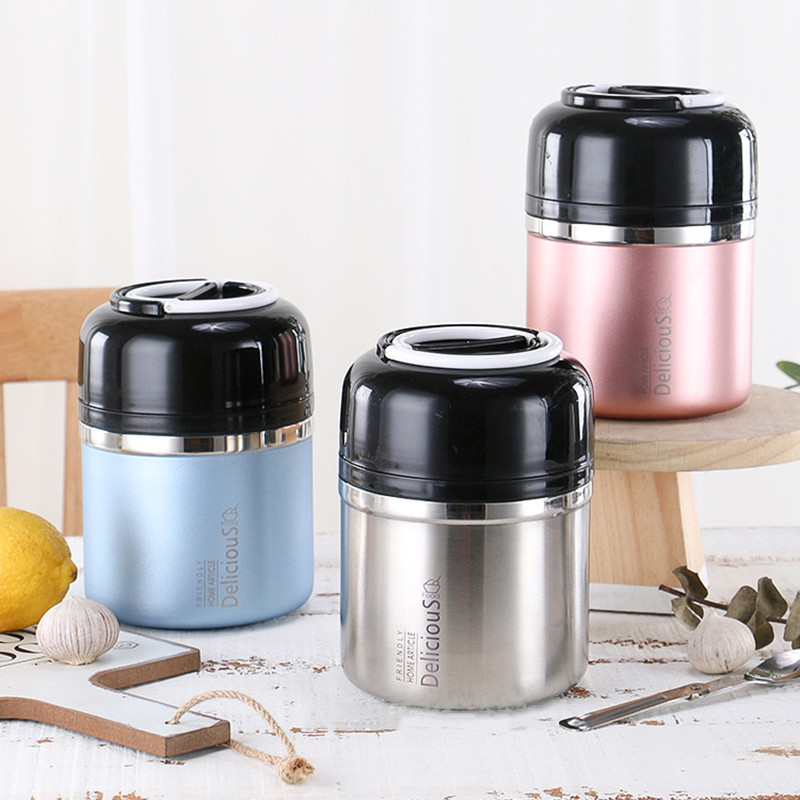 Lunch Box Stainless Steel Ther - Food Storage Long Term 评论和价格