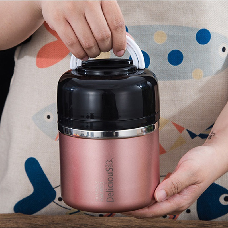 Lunch Box Stainless Steel Ther - Food Storage Long Term 评论和价格