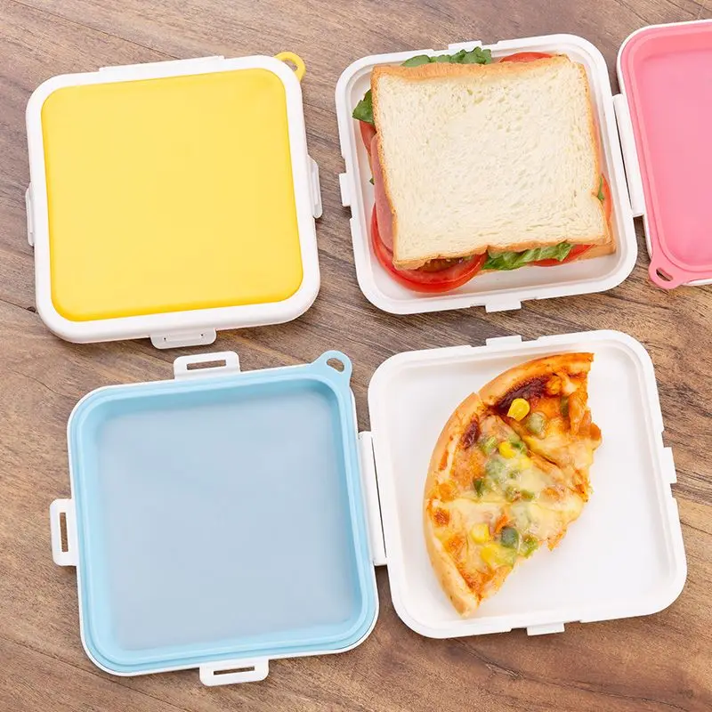 1pc Portable Sandwich Crisper  - Food Storage Silicone 评论和价格
