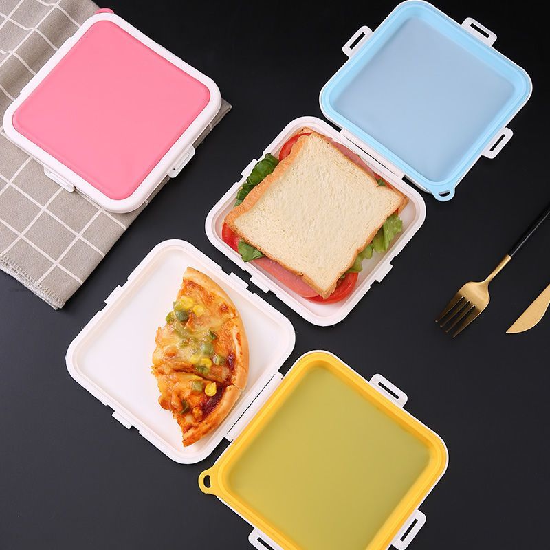 1pc Portable Sandwich Crisper  - Food Storage Silicone 评论和价格