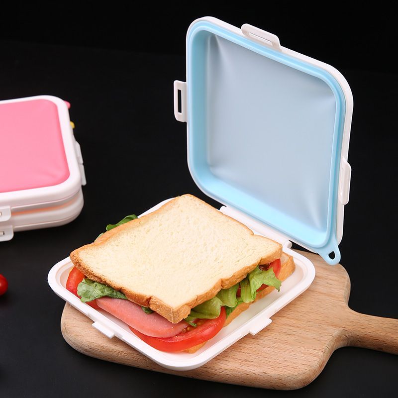 1pc Portable Sandwich Crisper  - Food Storage Silicone 评论和价格