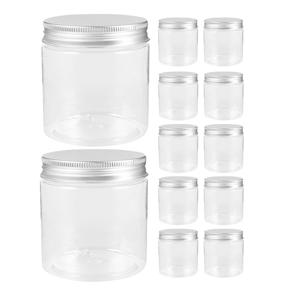 20Pcs Transparent Pet Jars wit - Food Storage Aluminum 评论和价格