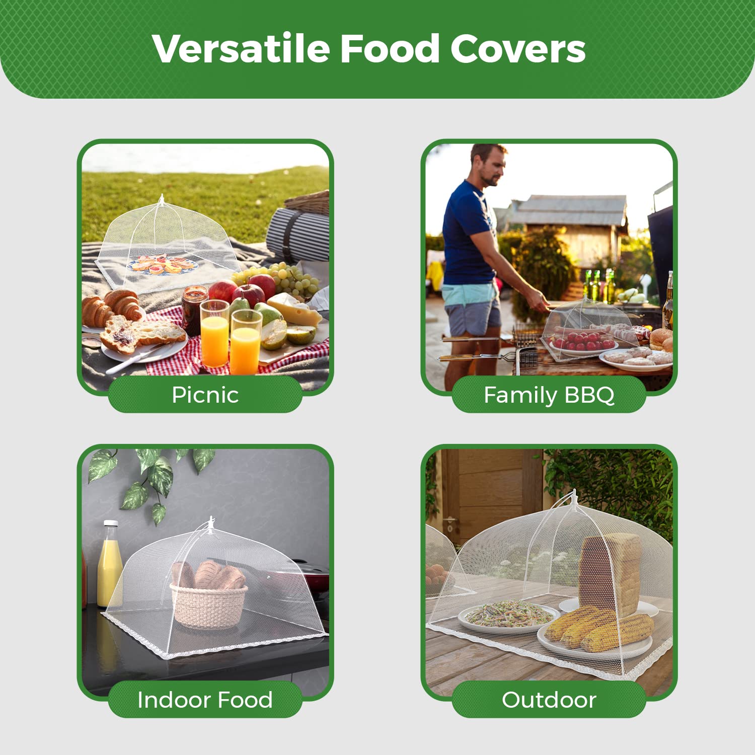 Foldable Food Mesh Cover Fly A - Food Storage Long Term 评论和价格